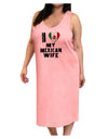 I Heart My Mexican Wife Adult Tank Top Dress Night Shirt by TooLoud-Night Shirt-TooLoud-Pink-One-Size-Adult-Davson Sales