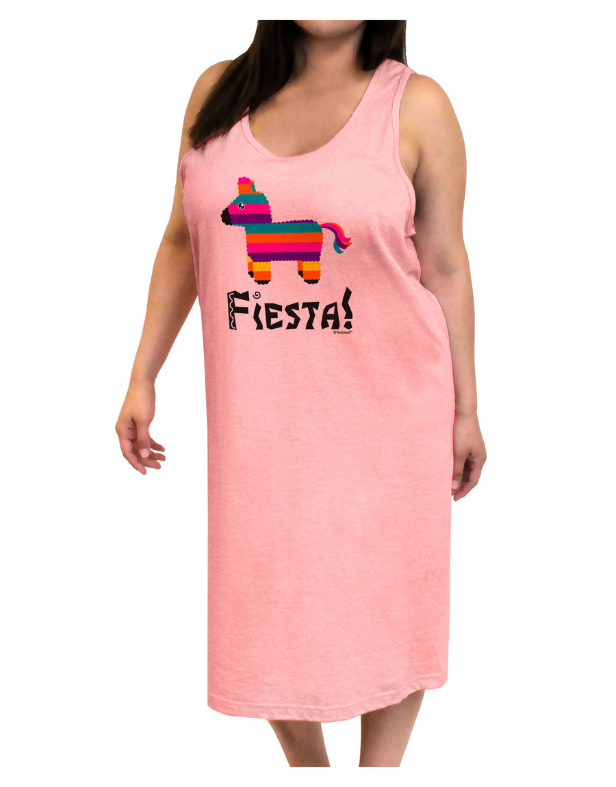 Colorful Pinata Design - Fiesta Adult Tank Top Dress Night Shirt by TooLoud-Night Shirt-TooLoud-White-One-Size-Davson Sales