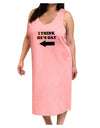 I Think He's Gay Left Adult Tank Top Dress Night Shirt by TooLoud-Night Shirt-TooLoud-Pink-One-Size-Adult-Davson Sales