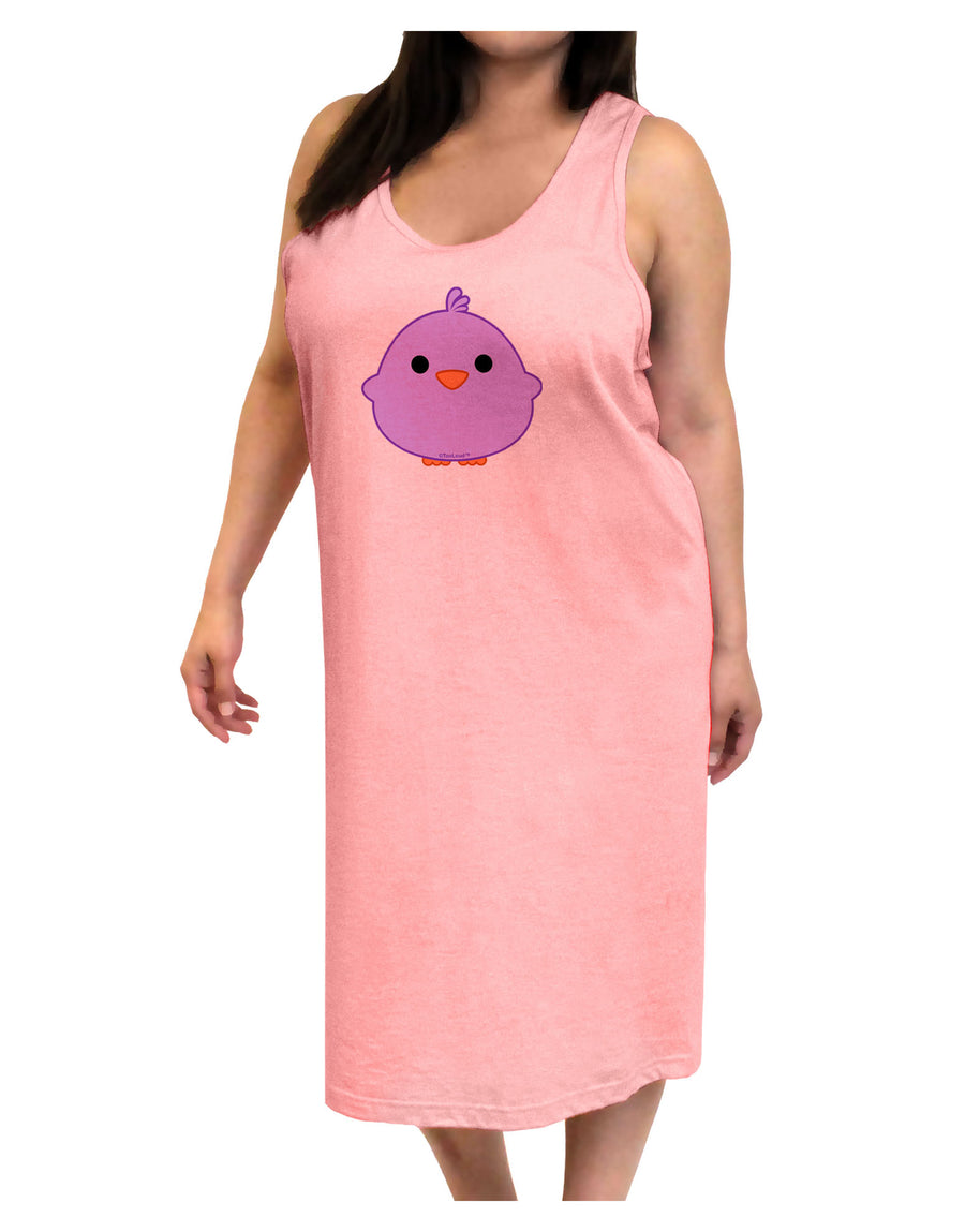 Cute Little Chick - Purple Adult Tank Top Dress Night Shirt by TooLoud-Night Shirt-TooLoud-White-One-Size-Davson Sales