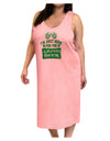 Just Here For The Green Beer Adult Tank Top Dress Night Shirt-Night Shirt-TooLoud-Pink-One-Size-Adult-Davson Sales