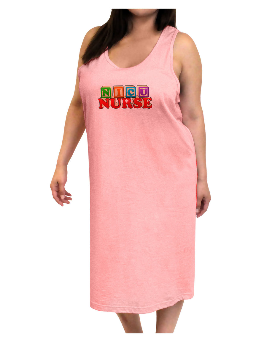 Nicu Nurse Adult Tank Top Dress Night Shirt-Night Shirt-TooLoud-White-One-Size-Adult-Davson Sales