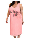 Birthday Girl - Birthday Candles Adult Tank Top Dress Night Shirt by TooLoud-Night Shirt-TooLoud-Pink-One-Size-Adult-Davson Sales