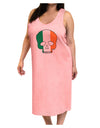 Skull Flag Ireland Adult Tank Top Dress Night Shirt-Night Shirt-TooLoud-Pink-One-Size-Adult-Davson Sales