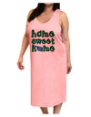 Home Sweet Home - Oklahoma - Cactus and State Flag Adult Tank Top Dress Night Shirt by TooLoud-Night Shirt-TooLoud-Pink-One-Size-Adult-Davson Sales