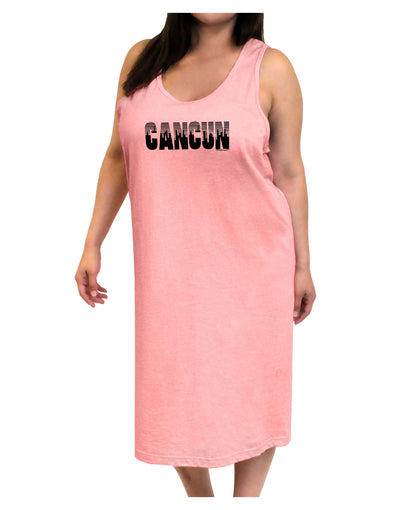 Cancun Mexico - Cinco de Mayo Adult Tank Top Dress Night Shirt-Night Shirt-TooLoud-Pink-One-Size-Adult-Davson Sales