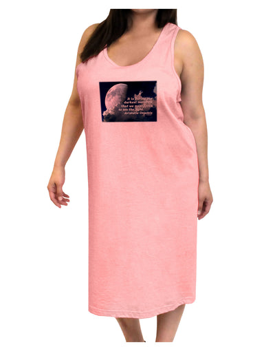 Our Darkest Moments Adult Tank Top Dress Night Shirt-Night Shirt-TooLoud-Pink-One-Size-Adult-Davson Sales