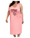 Heroes Dog Tags Adult Tank Top Dress Night Shirt-Night Shirt-TooLoud-Pink-One-Size-Adult-Davson Sales