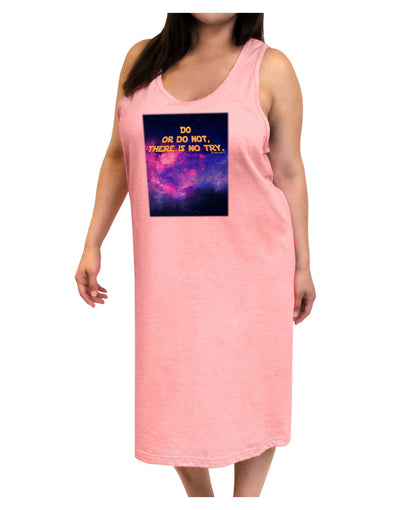 Do or Do Not Adult Tank Top Dress Night Shirt-Night Shirt-TooLoud-Pink-One-Size-Adult-Davson Sales