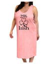 25 Percent Irish - St Patricks Day Adult Tank Top Dress Night Shirt by TooLoud-Night Shirt-TooLoud-Pink-One-Size-Adult-Davson Sales