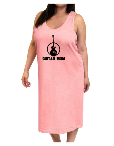 Guitar Mom - Mother's Day Design Adult Tank Top Dress Night Shirt-Night Shirt-TooLoud-Pink-One-Size-Adult-Davson Sales