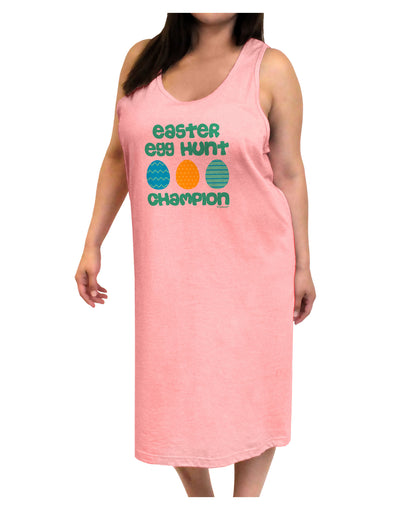 Easter Egg Hunt Champion - Blue and Green Adult Tank Top Dress Night Shirt by TooLoud-Night Shirt-TooLoud-Pink-One-Size-Adult-Davson Sales