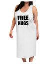 Free Hugs Adult Tank Top Dress Night Shirt-Night Shirt-TooLoud-White-One-Size-Davson Sales