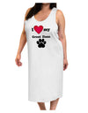 I Heart My Great Dane Adult Tank Top Dress Night Shirt by TooLoud-Night Shirt-TooLoud-White-One-Size-Davson Sales