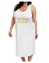 Birthday Entourage Text Adult Tank Top Dress Night Shirt by TooLoud-Night Shirt-TooLoud-White-One-Size-Davson Sales