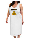 Slippery When Wet Adult Tank Top Dress Night Shirt-Night Shirt-TooLoud-White-One-Size-Davson Sales