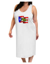 Puerto Rico Coqui Adult Tank Top Dress Night Shirt-Night Shirt-TooLoud-White-One-Size-Davson Sales