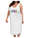 I'd Rather Be Raving Adult Tank Top Dress Night Shirt-Night Shirt-TooLoud-White-One-Size-Adult-Davson Sales