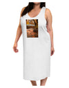 Mt Shavano Colorado Text Adult Tank Top Dress Night Shirt-Night Shirt-TooLoud-White-One-Size-Adult-Davson Sales