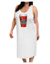 Blessed Yule Red Coffee Cup Adult Tank Top Dress Night Shirt by-Night Shirt-TooLoud-White-One-Size-Adult-Davson Sales