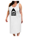 Save The Sharks Adult Tank Top Dress Night Shirt-Night Shirt-TooLoud-White-One-Size-Adult-Davson Sales