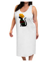 Happy Cinco de Meow - Cinco de Mayo Cat Adult Tank Top Dress Night Shirt by TooLoud-Night Shirt-TooLoud-White-One-Size-Davson Sales