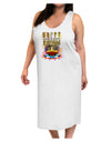 Happy Diwali - Rangoli and Diya Adult Tank Top Dress Night Shirt by-Night Shirt-TooLoud-White-One-Size-Adult-Davson Sales