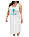 Suck It Popsicle Adult Tank Top Dress Night Shirt-Night Shirt-TooLoud-White-One-Size-Davson Sales