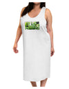 Buy Local - Green Tomatoes Text Adult Tank Top Dress Night Shirt-Night Shirt-TooLoud-White-One-Size-Adult-Davson Sales