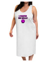 I Prefer Big Balls - Bowling Adult Tank Top Dress Night Shirt-Night Shirt-TooLoud-White-One-Size-Davson Sales