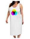 CMYK Color Model Adult Tank Top Dress Night Shirt by TooLoud-Night Shirt-TooLoud-White-One-Size-Davson Sales