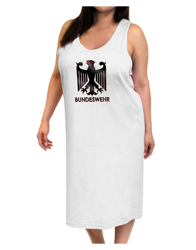 Bundeswehr Logo with Text Adult Tank Top Dress Night Shirt-Night Shirt-TooLoud-White-One-Size-Adult-Davson Sales