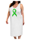 Lyme Disease Awareness Ribbon - Lime Green Adult Tank Top Dress Night Shirt-Night Shirt-TooLoud-White-One-Size-Adult-Davson Sales