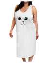 Adorable Space Cat Adult Tank Top Dress Night Shirt by-Night Shirt-TooLoud-White-One-Size-Adult-Davson Sales