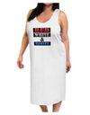 Red White & Booze Adult Tank Top Dress Night Shirt-Night Shirt-TooLoud-White-One-Size-Adult-Davson Sales