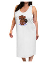 Cute Wet Beaver Adult Tank Top Dress Night Shirt-Night Shirt-TooLoud-White-One-Size-Adult-Davson Sales