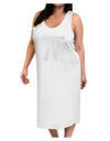 Pi Symbol Glitter - White Adult Tank Top Dress Night Shirt by TooLoud-Night Shirt-TooLoud-White-One-Size-Davson Sales