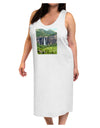 Beautiful Cliffs Nature Adult Tank Top Dress Night Shirt by-Night Shirt-TooLoud-White-One-Size-Adult-Davson Sales