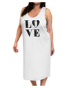 Love Splatter Adult Tank Top Dress Night Shirt-Night Shirt-TooLoud-White-One-Size-Adult-Davson Sales