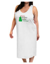 Merry Christmas & Happy New Year Adult Tank Top Dress Night Shirt-Night Shirt-TooLoud-White-One-Size-Adult-Davson Sales