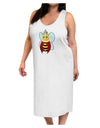 Queen Bee Mothers Day Adult Tank Top Dress Night Shirt-Night Shirt-TooLoud-White-One-Size-Adult-Davson Sales