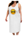 Sun With Sunglasses Adult Tank Top Dress Night Shirt-Night Shirt-TooLoud-White-One-Size-Adult-Davson Sales