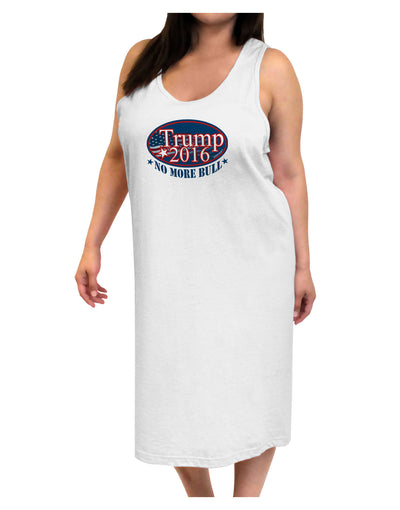 Trump No More Bull Adult Tank Top Dress Night Shirt-Night Shirt-TooLoud-White-One-Size-Adult-Davson Sales