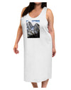 Mountain Landscape 2 Adult Tank Top Dress Night Shirt-Night Shirt-TooLoud-White-One-Size-Adult-Davson Sales