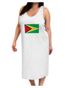 TooLoud Guyana Flag Adult Tank Top Dress Night Shirt-Night Shirt-TooLoud-White-One-Size-Adult-Davson Sales