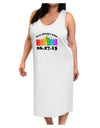 Love Always Wins with Date - Marriage Equality Adult Tank Top Dress Night Shirt-Night Shirt-TooLoud-White-One-Size-Adult-Davson Sales