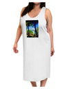 Tropical Skyline Adult Tank Top Dress Night Shirt-Night Shirt-TooLoud-White-One-Size-Adult-Davson Sales