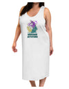 Unicorn Attitude Adult Tank Top Dress Night Shirt-Night Shirt-TooLoud-White-One-Size-Adult-Davson Sales