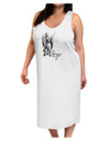 Virgo Illustration Adult Tank Top Dress Night Shirt-Night Shirt-TooLoud-White-One-Size-Adult-Davson Sales