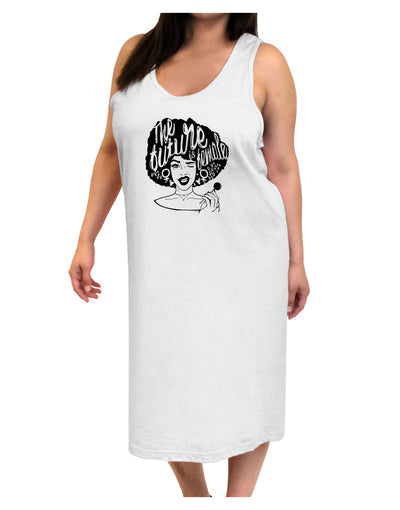 TooLoud The Future Is Female Adult Tank Top Dress Night Shirt-Night Shirt-TooLoud-White-One-Size-Adult-Davson Sales